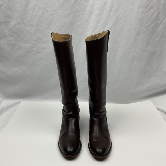 Frye Womens Lindsey Plate Tall Riding Boots Brown 6.5 - Picture 14 of 15